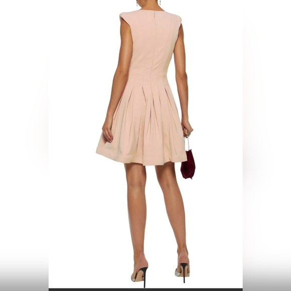 Halston Heritage Pink Pleated Dress - Picture 2 of 9
